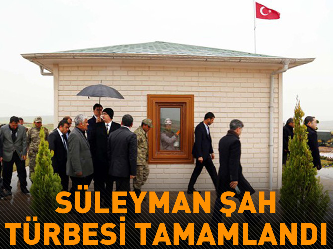 Süleyman Şah Türbesi'nin yapımı tamamlandı
