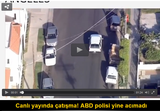 Canlı yayında çatışma! ABD polisi yine acımadı