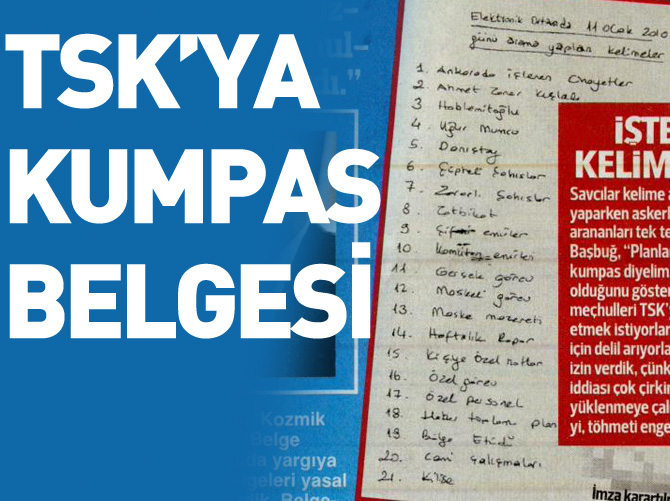İlker Başbuğ açıkladı: Kozmik Oda'daki arama listesi