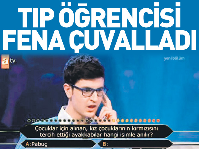 Tıp öğrencisi fena çuvalladı