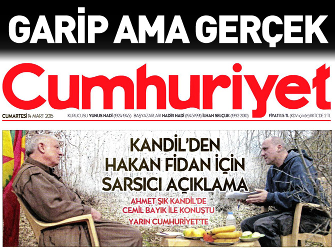 Ahmet Şık Kandil'de Cemil Bayık ile röportaj yaptı