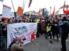 Brüksel’de polis şiddeti protesto edildi