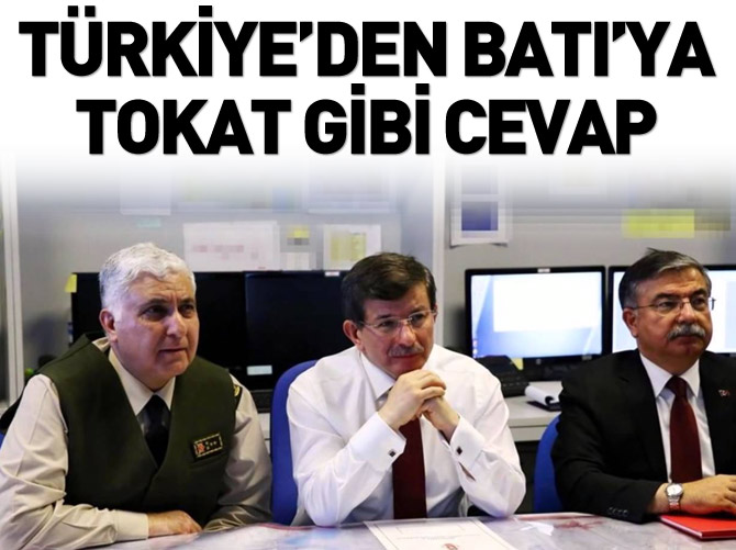 Türkiye'den Batı'ya tokat gibi cevap