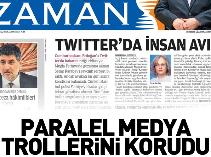 Paralel medya trollerini böyle korudu