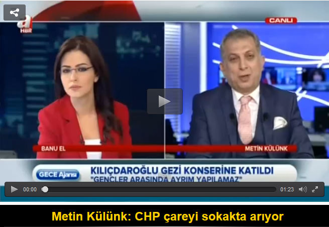 Metin Külünk: CHP çareyi sokakta arıyor