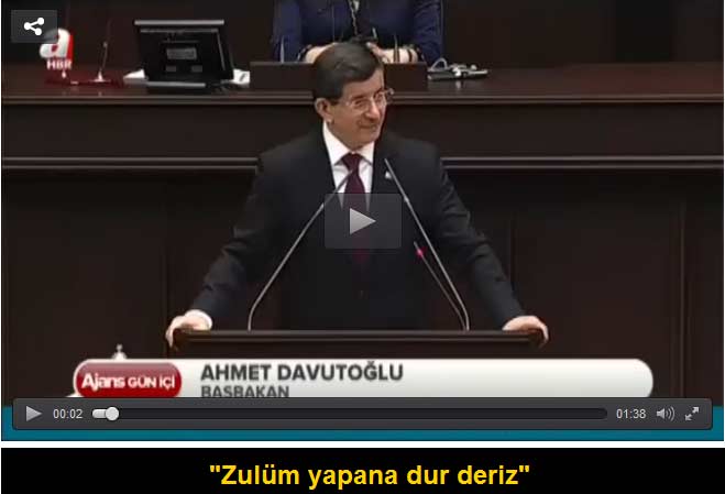 Başbakan Ahmet Davutoğlu'ndan ABD'ye tarihi uyarı