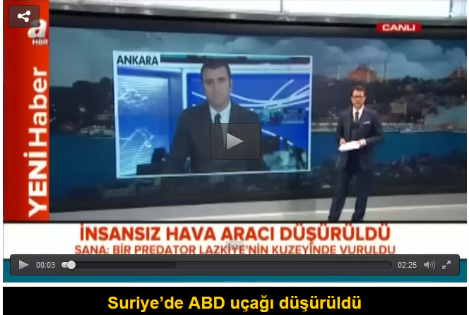 Suriye, ABD uçağını düşürdü!