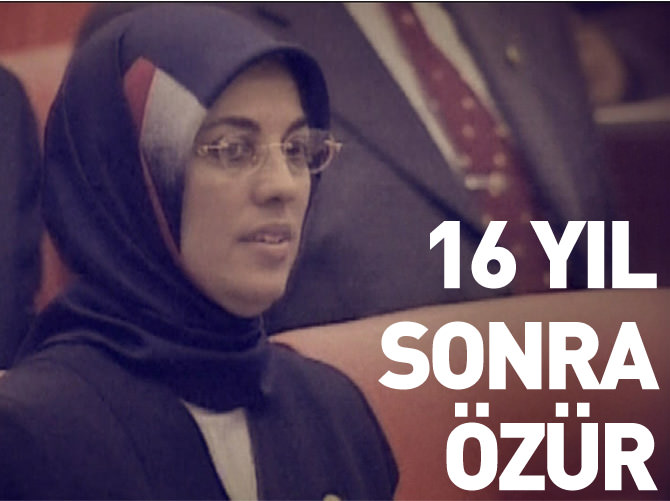Merve Kavakçı'ya 16 yıl sonra özür