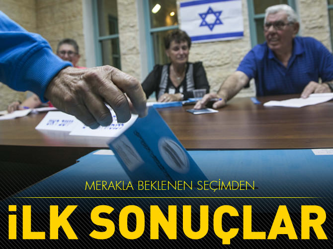 İsrail'deki seçim çıkışı anketlerine göre ilk sonuçlar...