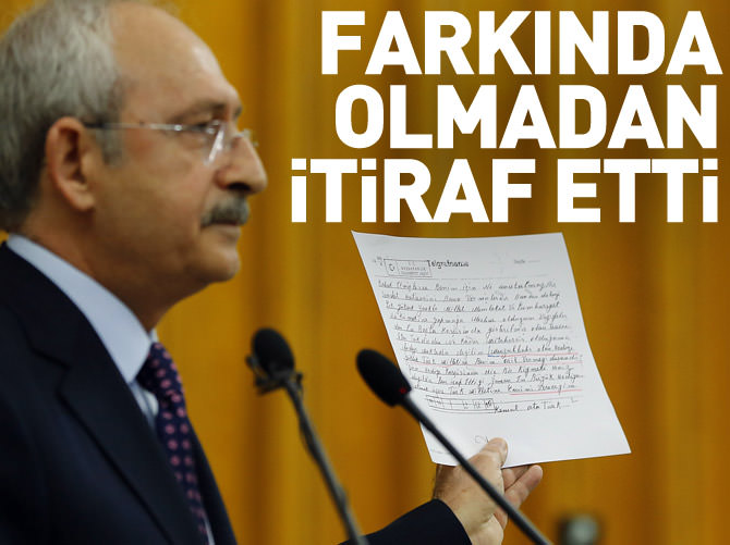Kılıçdaroğlu farkında olmadan paralel kumpası itiraf etti