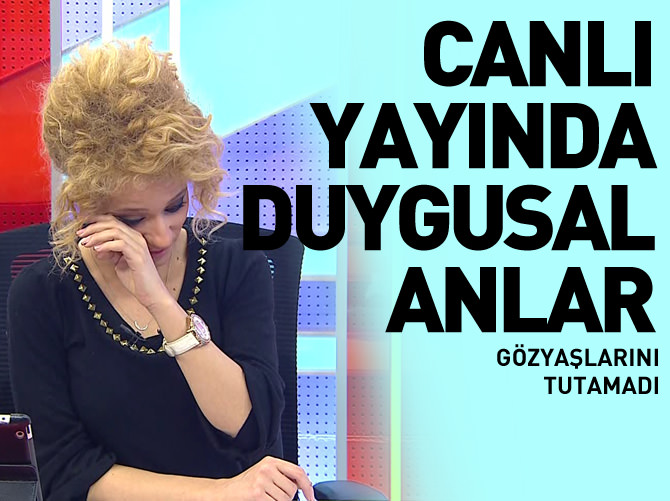 Ceyla Büyükuzun'un canlı yayında duygusal anları