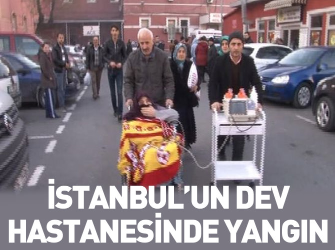 İstanbul Tıp Fakültesi Hastanesi'nde yangın!