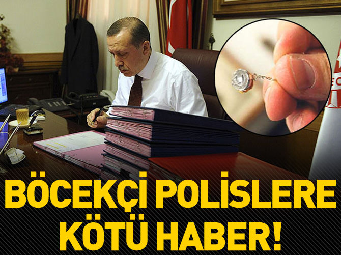 Böcekçi polislere kötü haber