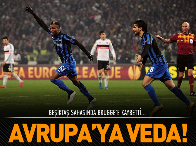Beşiktaş Avrupa'ya veda etti!