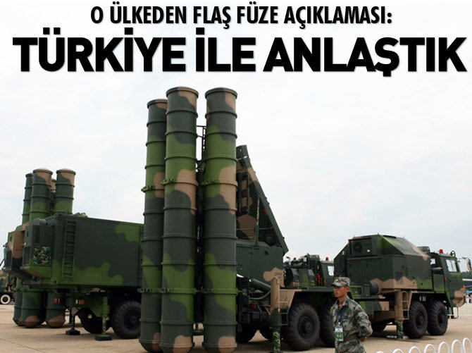 Çin: Füzeler için Türkiye ile anlaştık