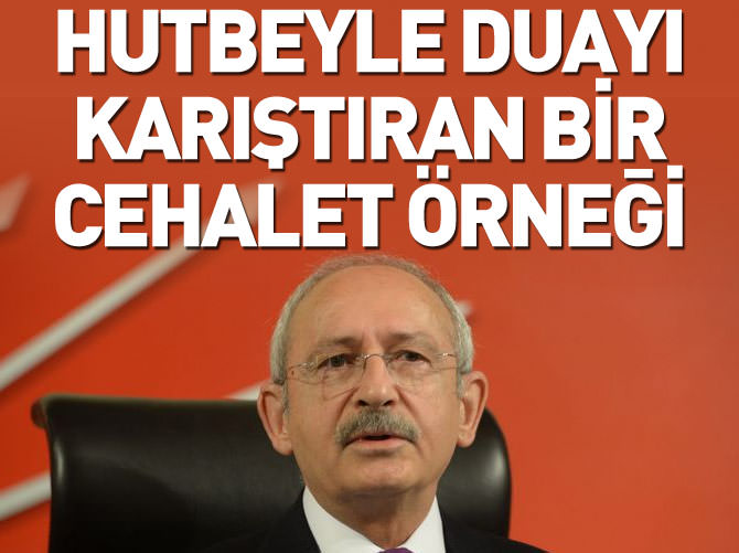 Davutoğlu: Kılıçdaroğlu hutbeyle, duayı karıştıran bir cehalet örneği