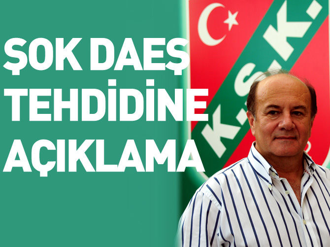 Karşıyaka'dan DAEŞ açıklaması