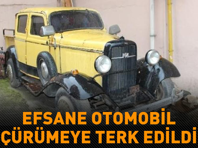 Efsane otomobil çürümeye terk edildi
