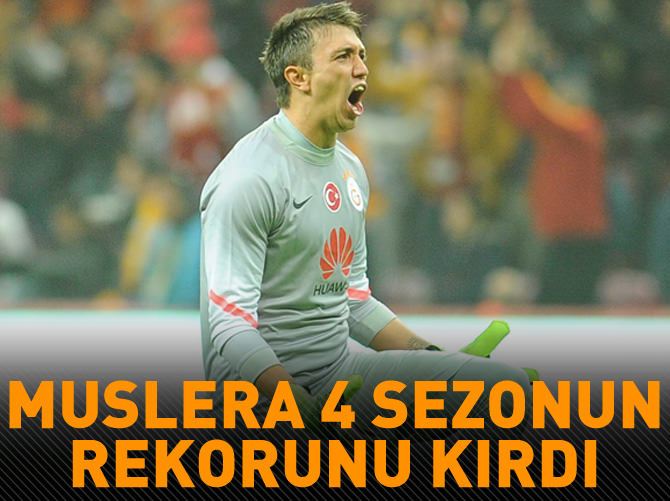 Muslera son 4 sezonun rekorunu kırdı!