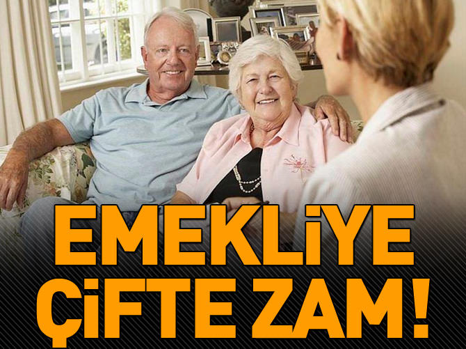 Emeklinin çifte zam formülü