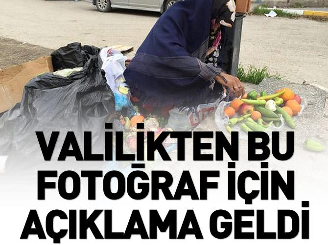 Valilikten bu fotoğraf için açıklama geldi