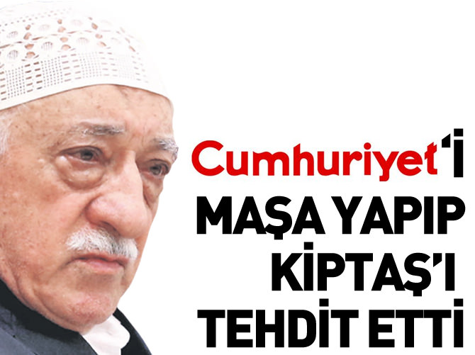 Cumhuriyeti maşa yapıp Kiptaş'ı tehdit etti
