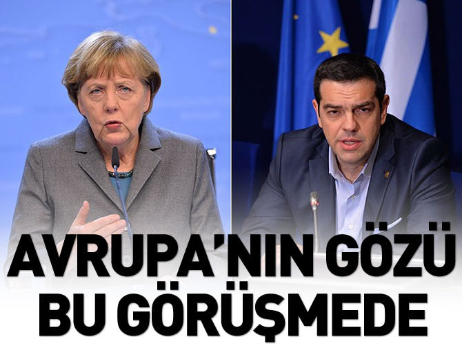 Avrupa'nın gözü Merkel-Çipras görüşmesinde
