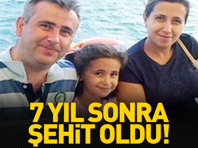 Mayına basan binbaşı 7 yıl sonra şehit oldu