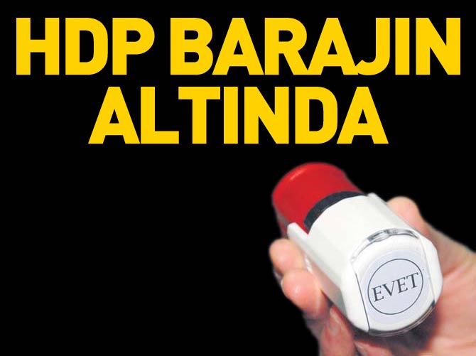 HDP'nin oyu barajın altında