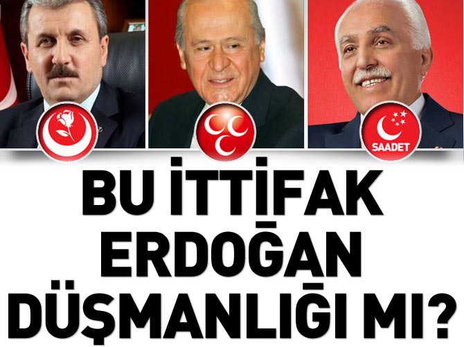 Bahçeli, Destici ve Kamalak'tan gizli görüşme