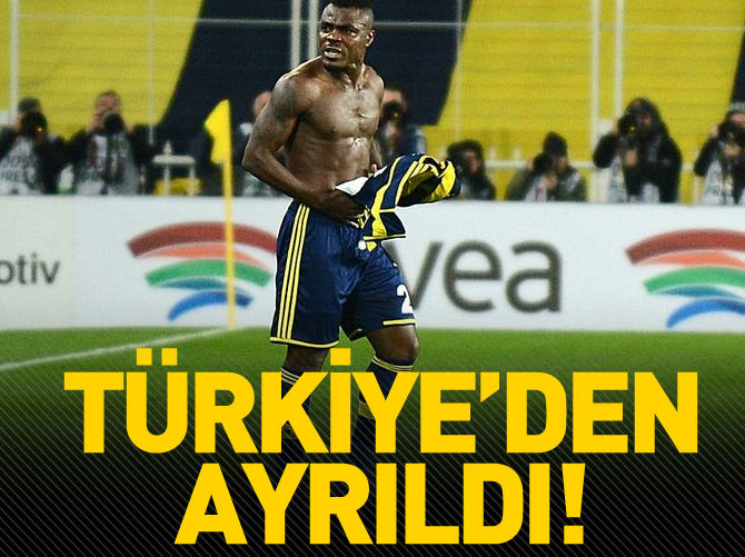 Emenike Türkiye'den ayrıldı!