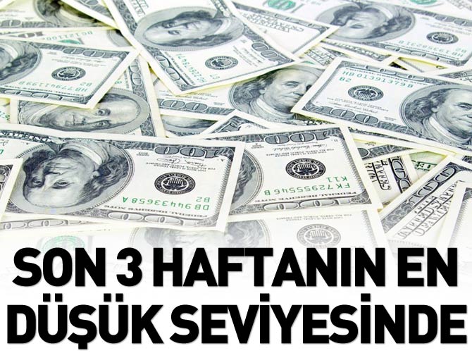 Dolar son 3 haftanın en düşük seviyesinde