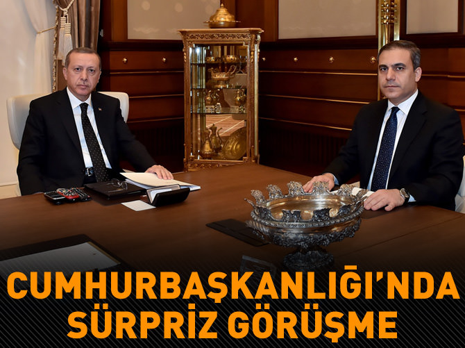 Cumhurbaşkanı Erdoğan MİT Müsteşarı Fidan'ı kabul etti