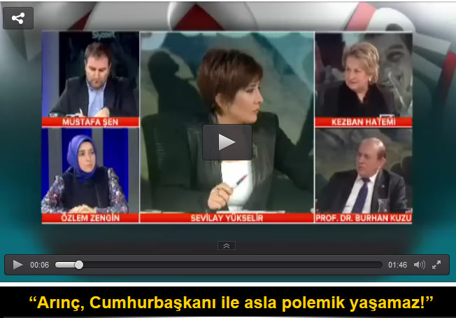 “Arınç, Cumhurbaşkanı ile asla polemik yaşamaz!”