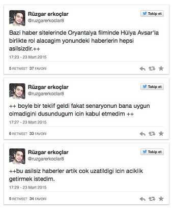 Rüzgar Erkoçlar o teklifi kabul etmedi!