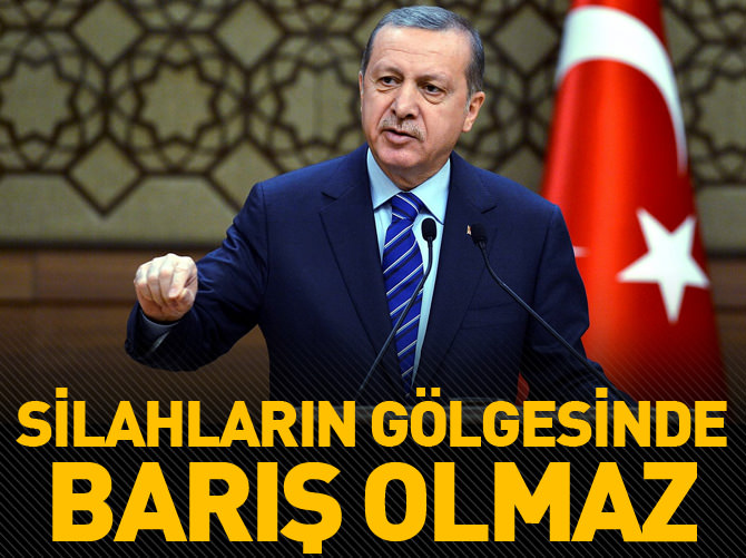 Silahların gölgesinde barış olmaz