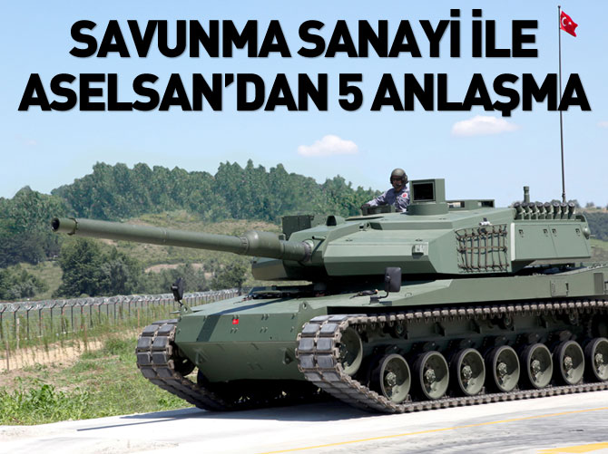 Aselsan, Savunma Sanayi ile 5 sözleşme imzaladı