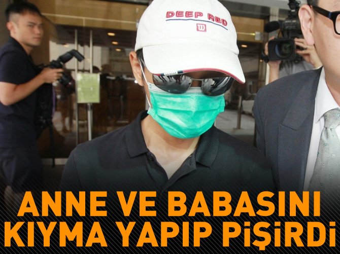 Anne babasından kıyma yaptı!