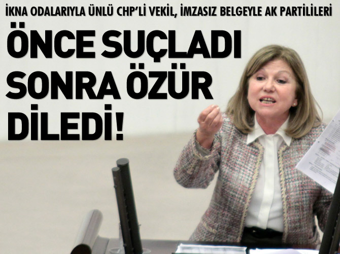 CHP'li Nur Serter'in kanıt gösterdiği belge imzasız çıktı