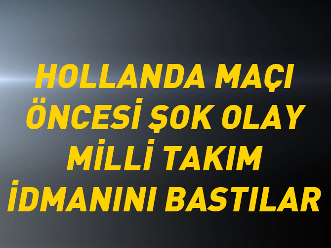 Milli Takım kampına 'Emre' baskını!