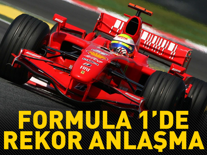 Formula 1'de rekor anlaşma!