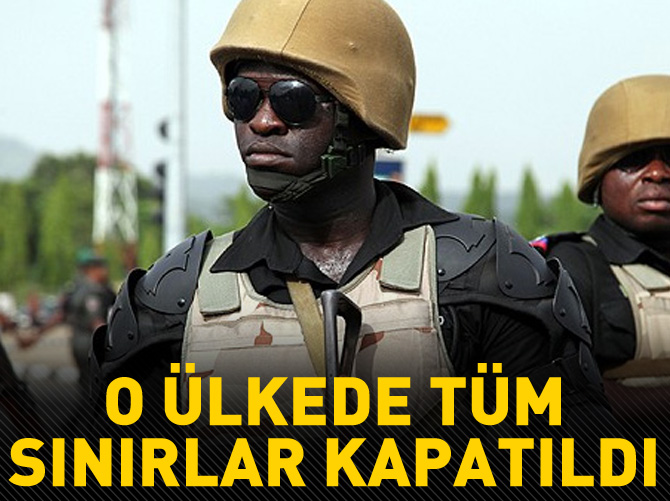 Nijerya kara ve deniz sınırlarını kapattı
