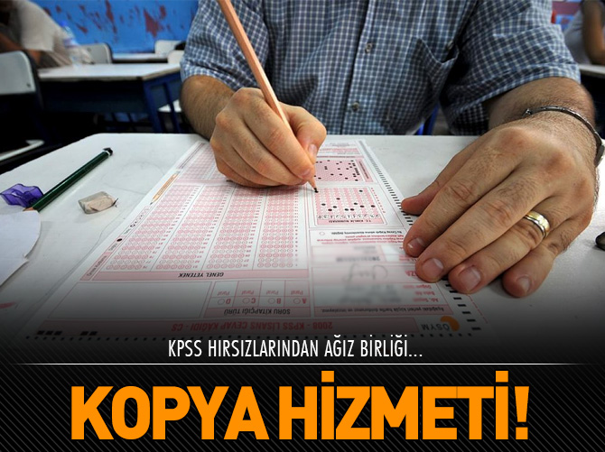 KPSS'cilerin ifadeleri de kopya çıktı