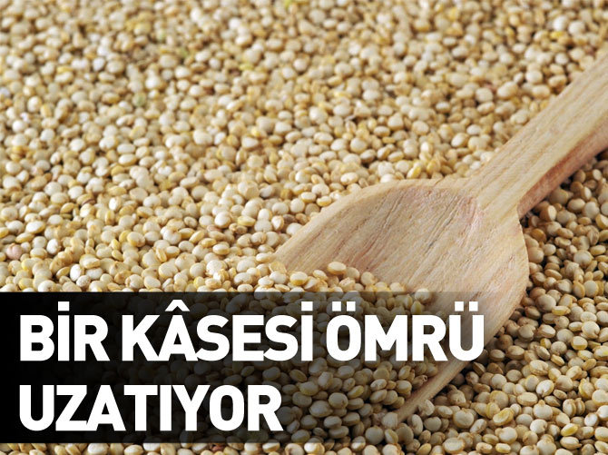 Bir kâse kinoa ömrü uzatabilir
