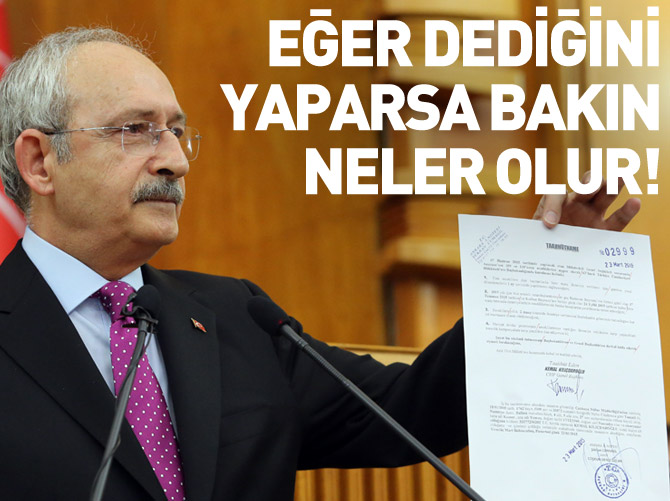 Beni seçin, Türkiye‘yi bir günde kriz dönemine geri götüreyim