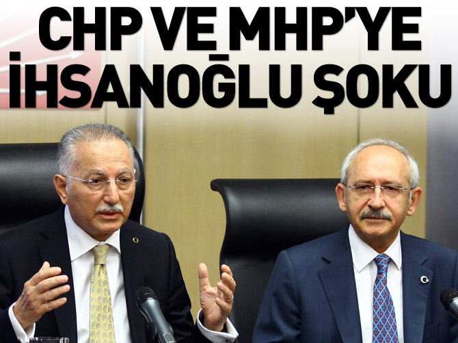 CHP ve MHP'ye Ekmeleddin İhsanoğlu şoku