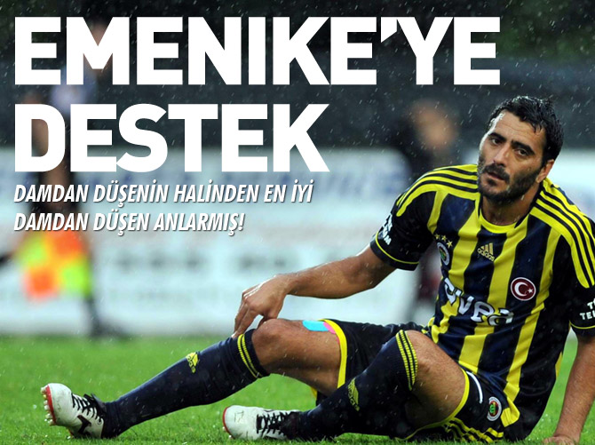 Guiza'dan Emenike'ye destek