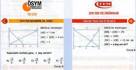2010 YGS’yi sanki FEM hazırlamış - 1