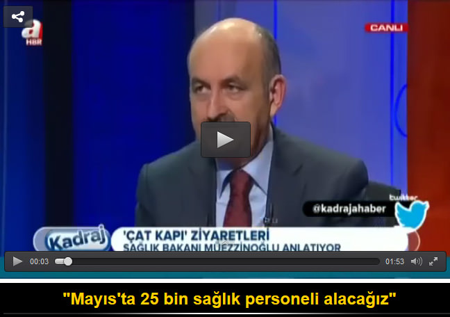 "Mayıs'ta 25 bin sağlık personeli alacağız"