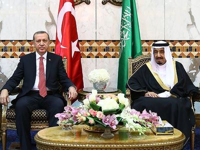 Cumhurbaşkanı Erdoğan Kral Selman ile görüştü